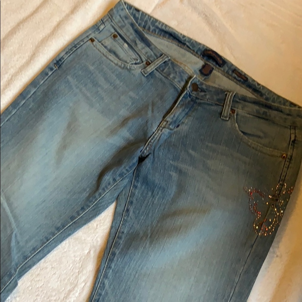 Jeans with Butterfly